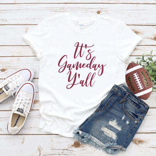 It's Gameday Y'all T-Shirt - Southern Ivy Boutique