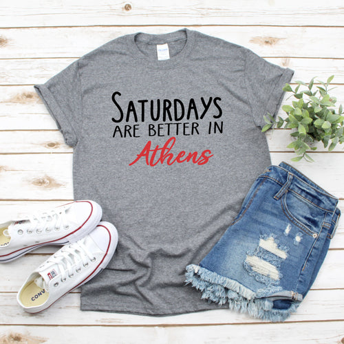 Saturdays In Athens Gameday T-Shirt - Southern Ivy Boutique