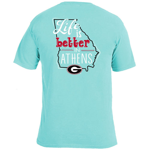 Life Is Better T-Shirt - Georgia - Southern Ivy Boutique