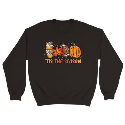 Tis The Season Pumpkin Sweatshirt I Unisex Crewneck Sweatshirt