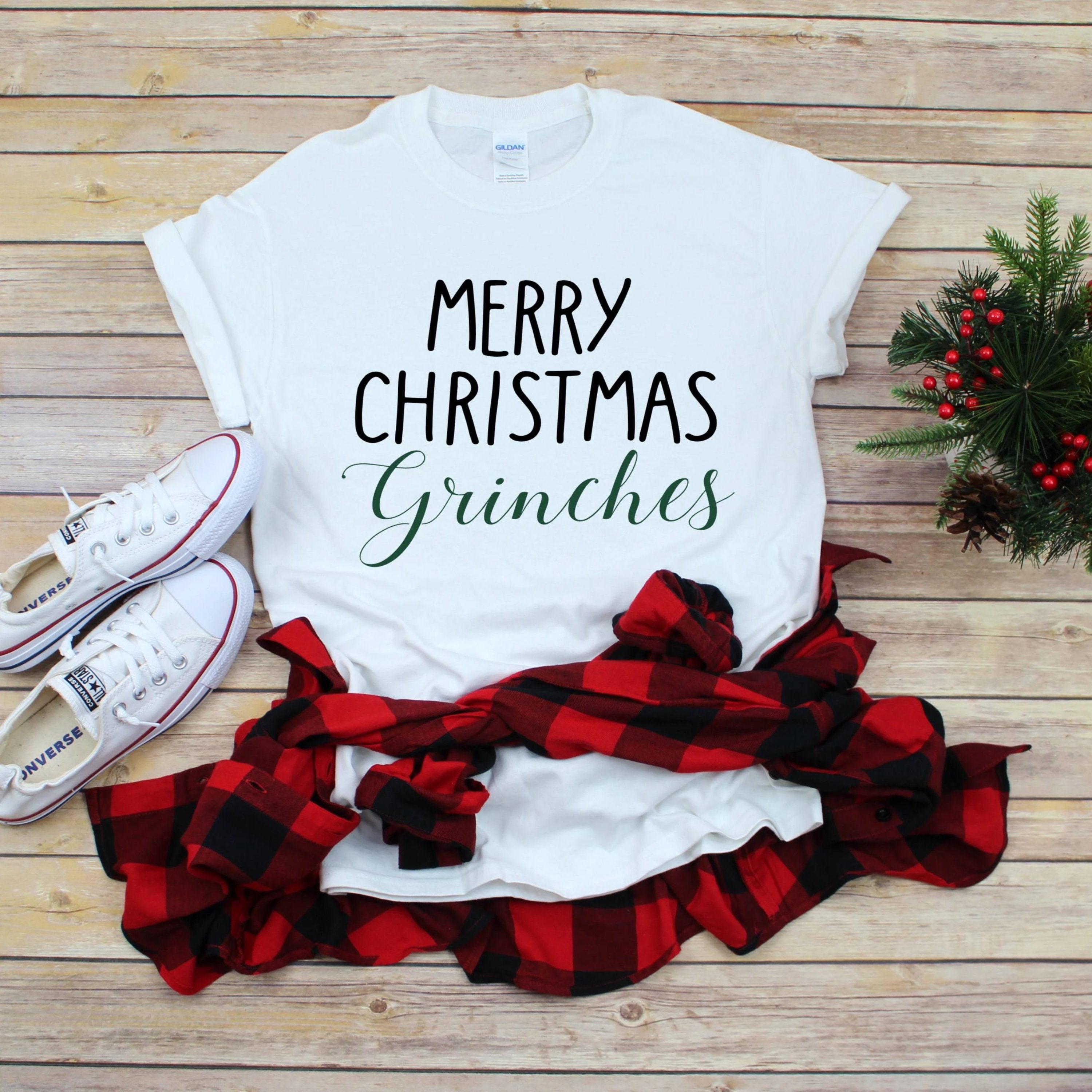 Merry Christmas Grinches T-Shirt - Southern Ivy Boutique