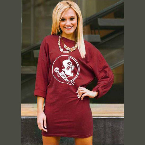 Gameday Couture Scream and Shout Tunic Dress - Florida State - Southern Ivy Boutique