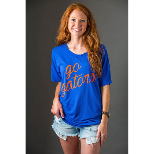 Kickoff Couture Go With The Flow Boyfriend Tee - Florida - Southern Ivy Boutique