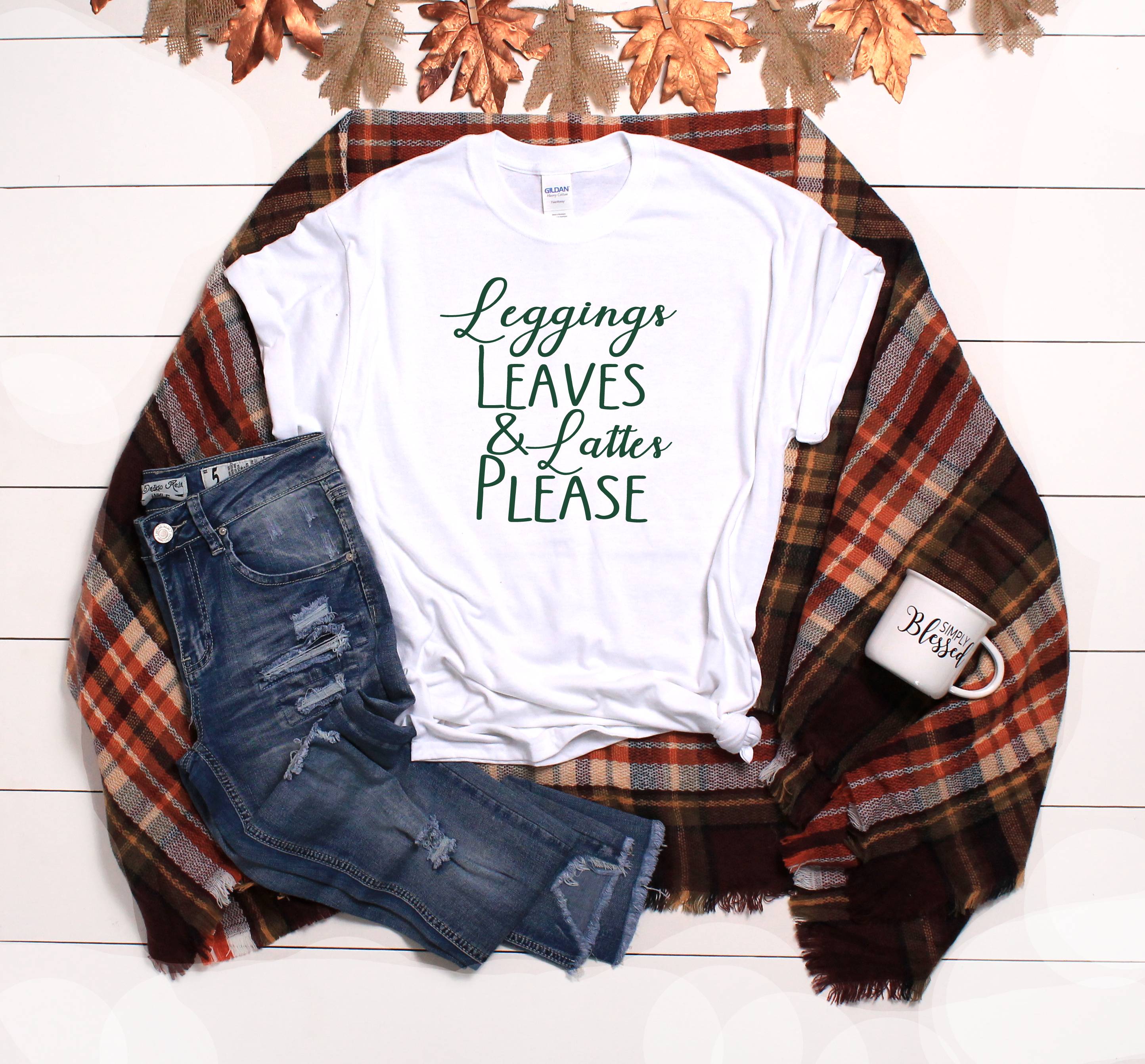 Leggings & Lattes T-Shirt - Southern Ivy Boutique
