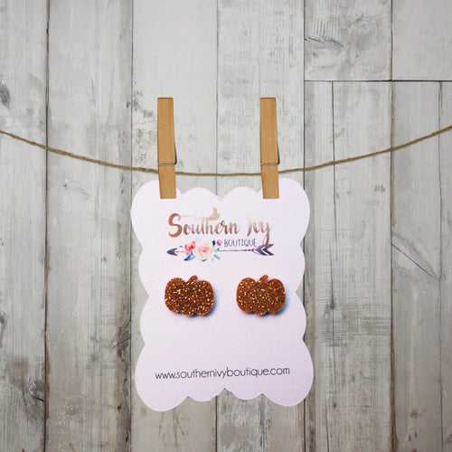 Pumpkin Patch Acrylic Earrings - Southern Ivy Boutique