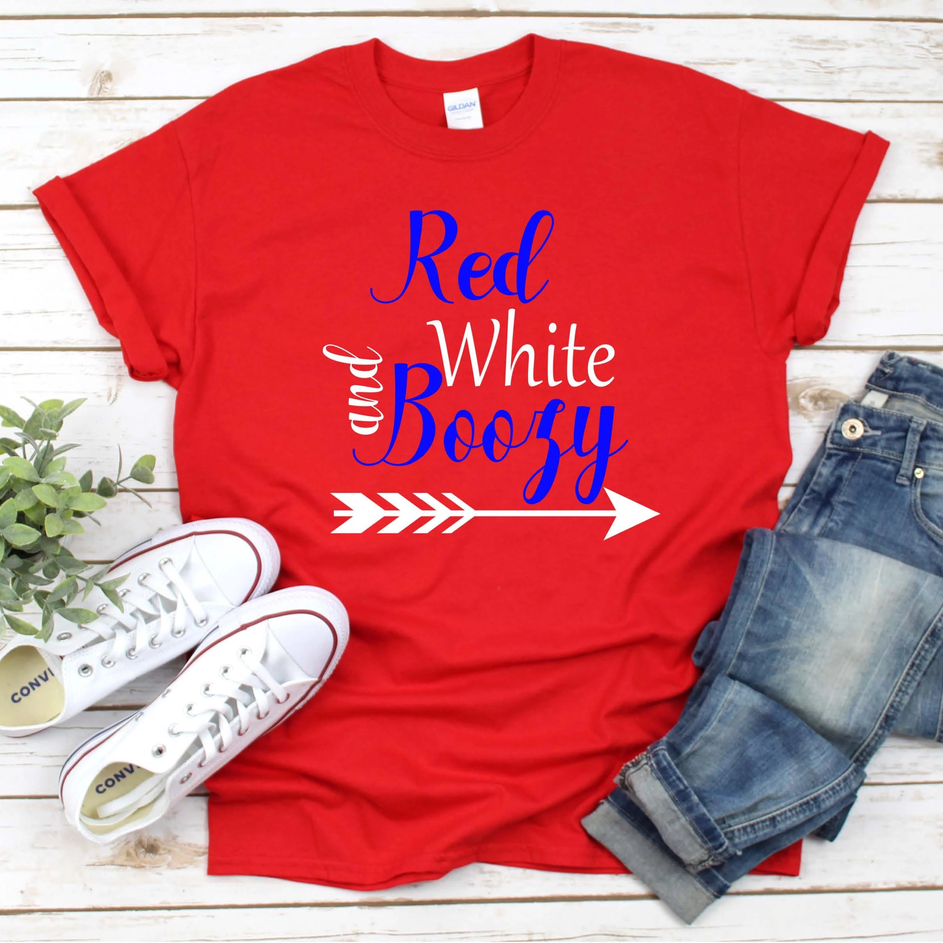 Red, White, & Boozy Tee - Southern Ivy Boutique