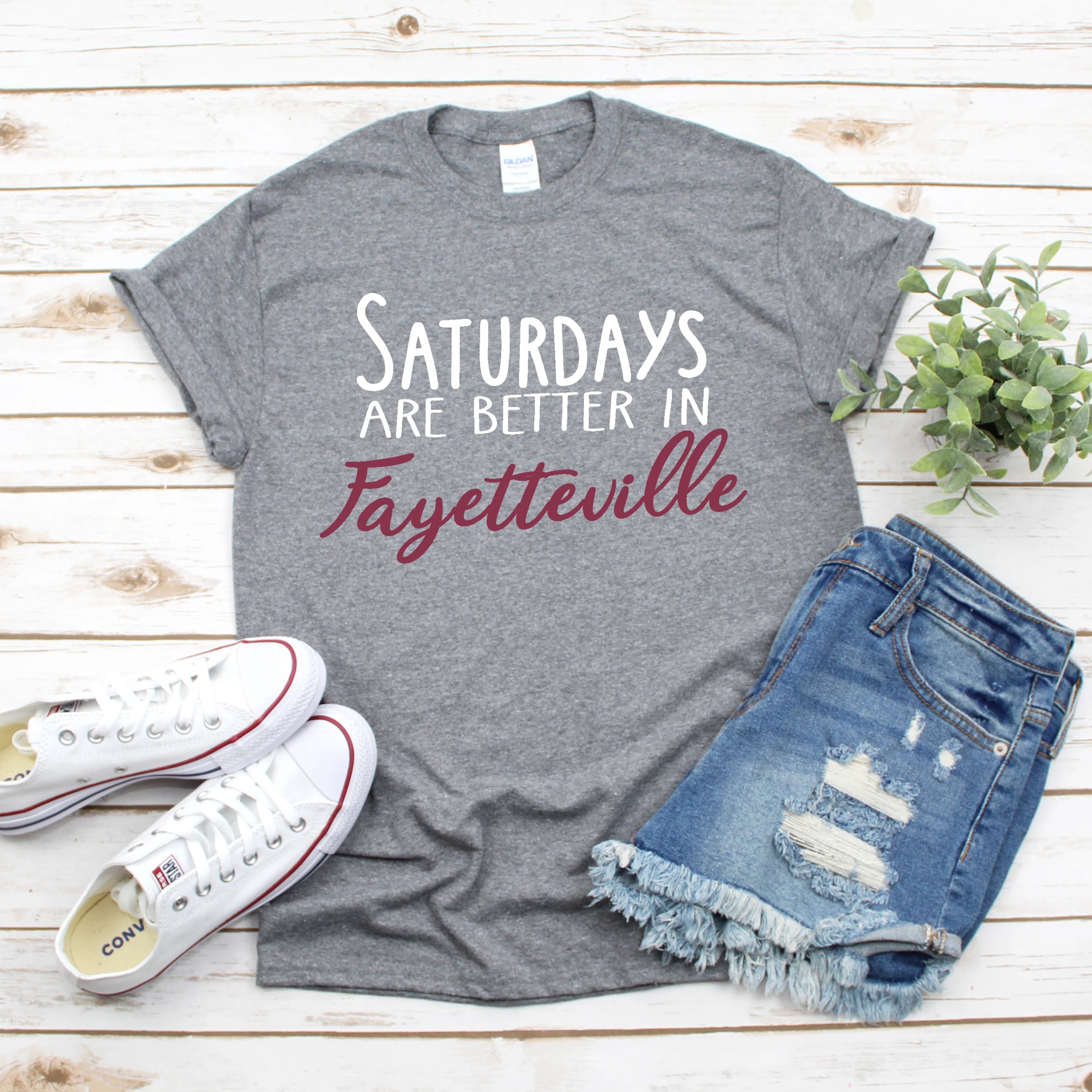 Saturdays In Fayetteville Gameday T-Shirt - Southern Ivy Boutique