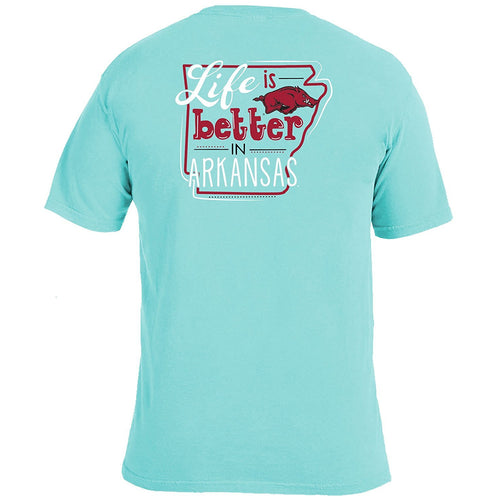 Life Is Better T-Shirt - Arkansas - Southern Ivy Boutique
