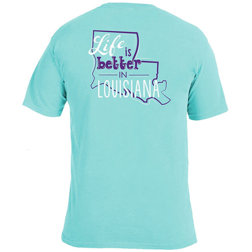Life Is Better T-Shirt - LSU - Southern Ivy Boutique