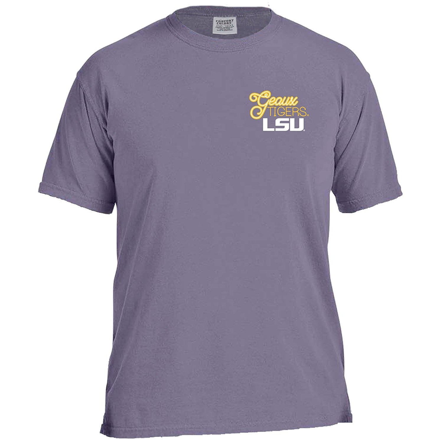 Laces and Bows Collegiate T-Shirt - LSU - Southern Ivy Boutique